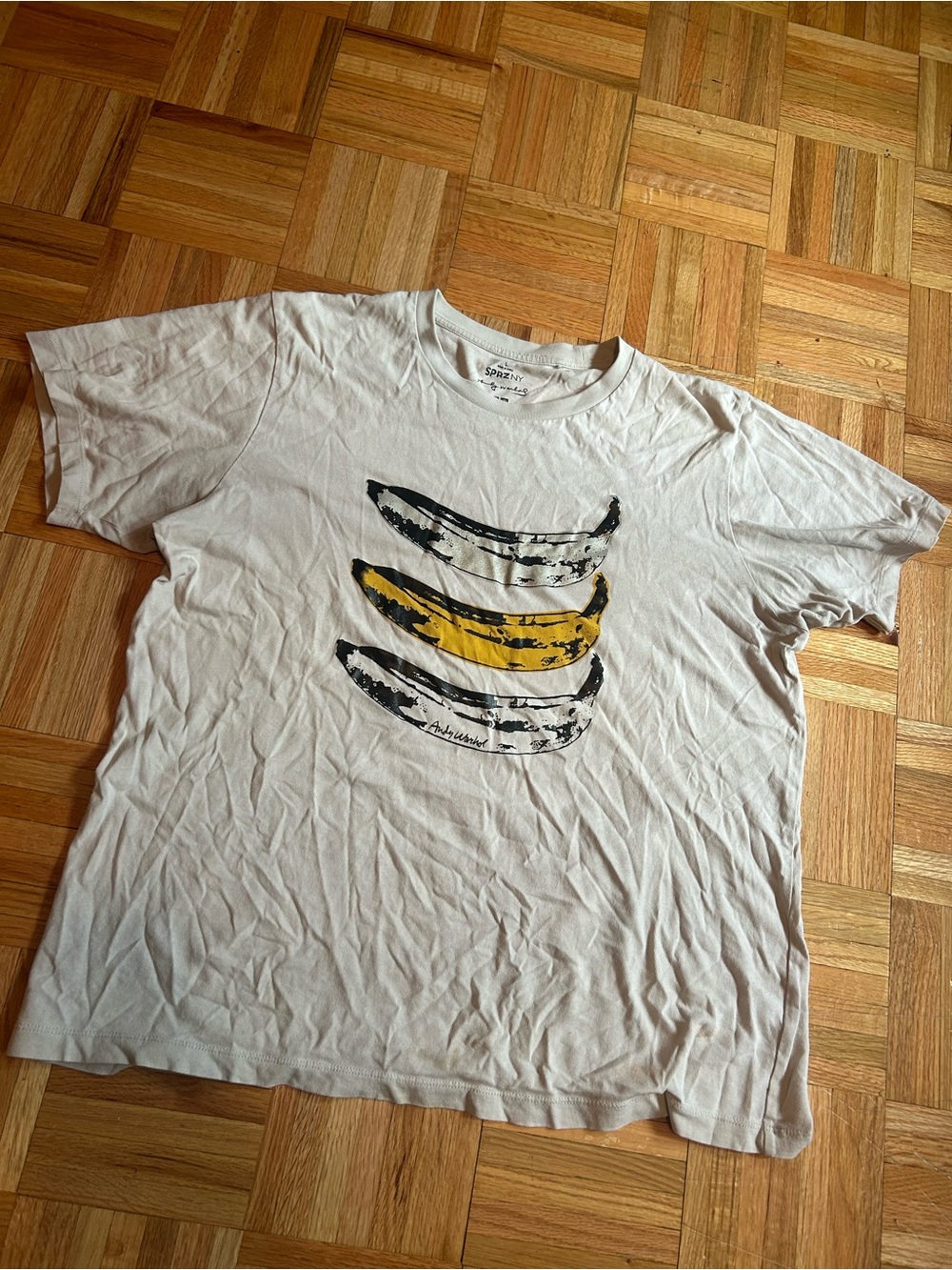 RARE Uniqlo Andy Warhol SPRZNY collab t-shirt size Large